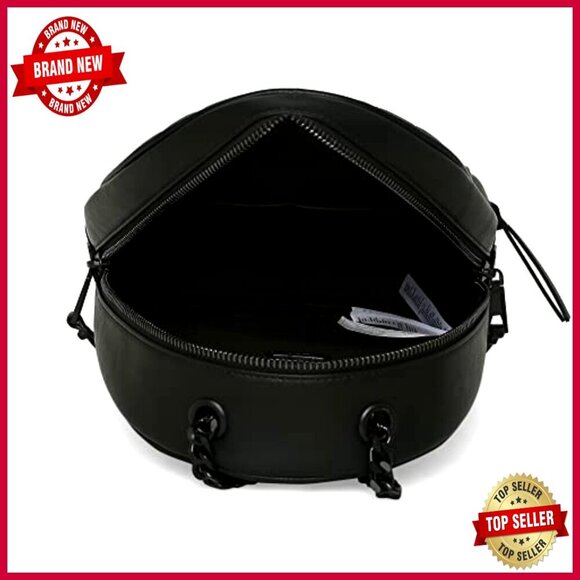 Medium Faux Leather Backpack with Adjustable Straps and Two Compartments main image 6